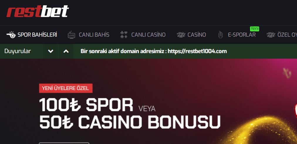Restbet bonusları