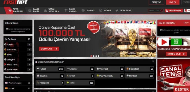 Restbet Giriş Adresi