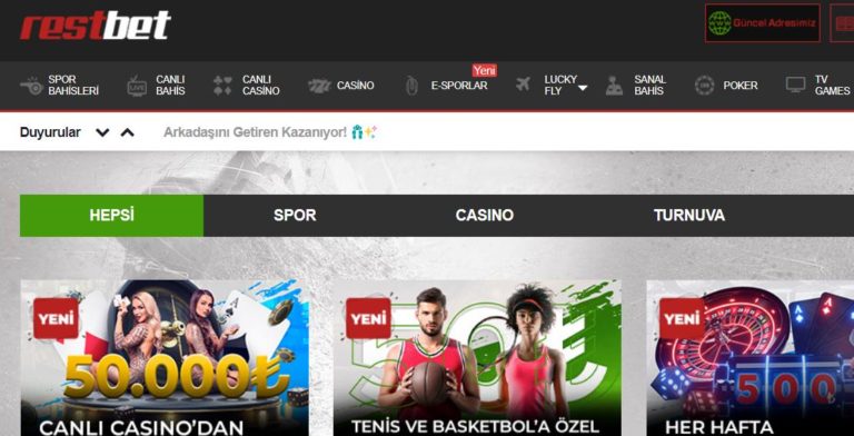 Restbet Hoş Geldin Bonusu