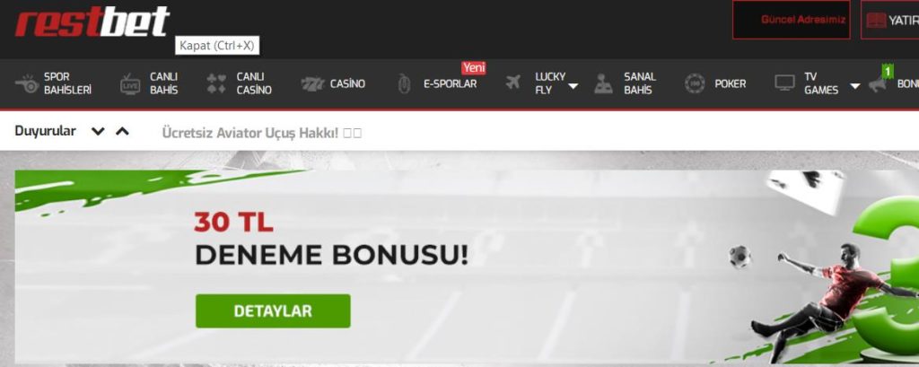 Restbet Şikayet