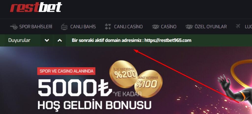 Restbet Güncel Adresi Nasıl Öğrenirim