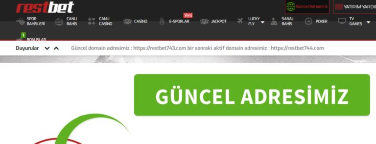Restbet Güncel Adresi Nasıl Öğrenirim
